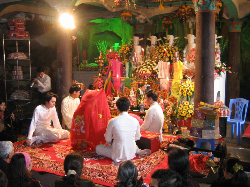 El rituel HauDong en el templo