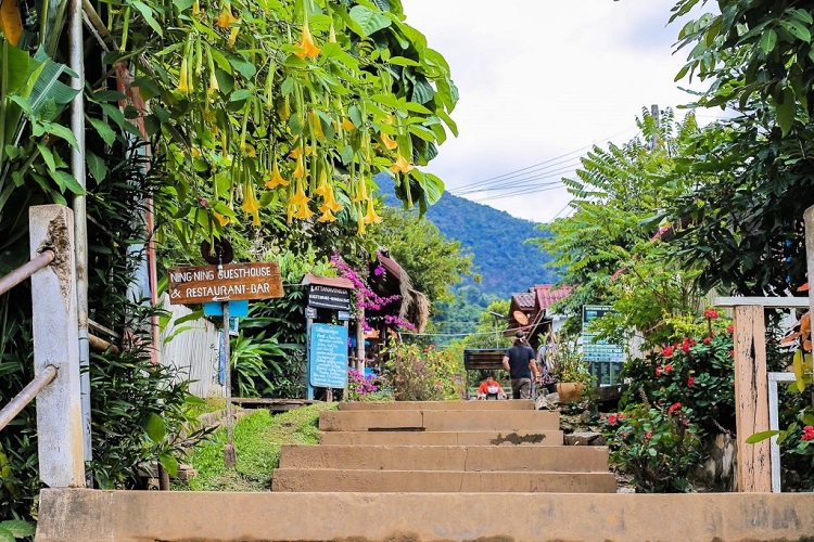 Un guesthouse connu à Muang Ngoi