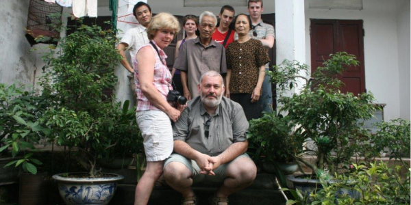 Pierre, Nadine, Paule et Rudy ( Vietnam 2006)