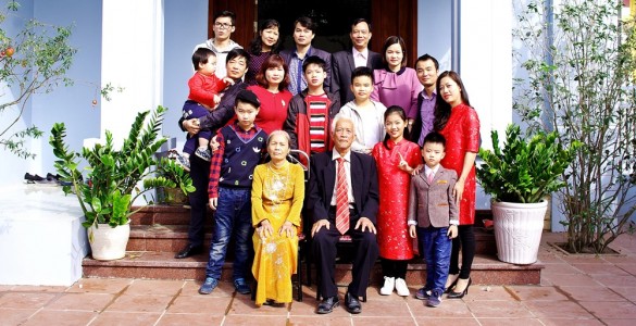 Famille traditionnelle vietnamienne