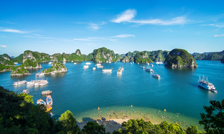 La bahía de Halong Vietnam