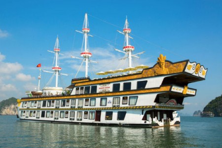 Crucero en la bahia de Bai Tu Long  con  Dragon Legend junk