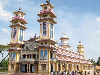 Grand temple Cao Dai à Tay Ninh
