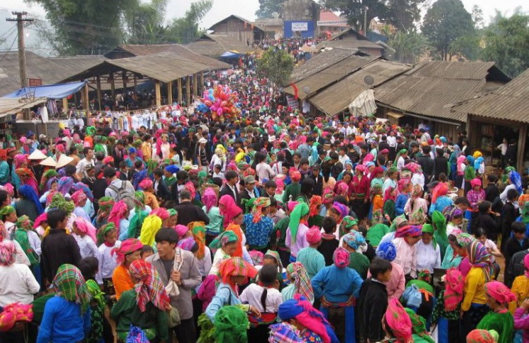 Mas tractivos mercados en el norte de Vietnam