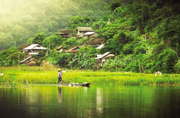 Village Pac Ngoc Ba Be Vietnam