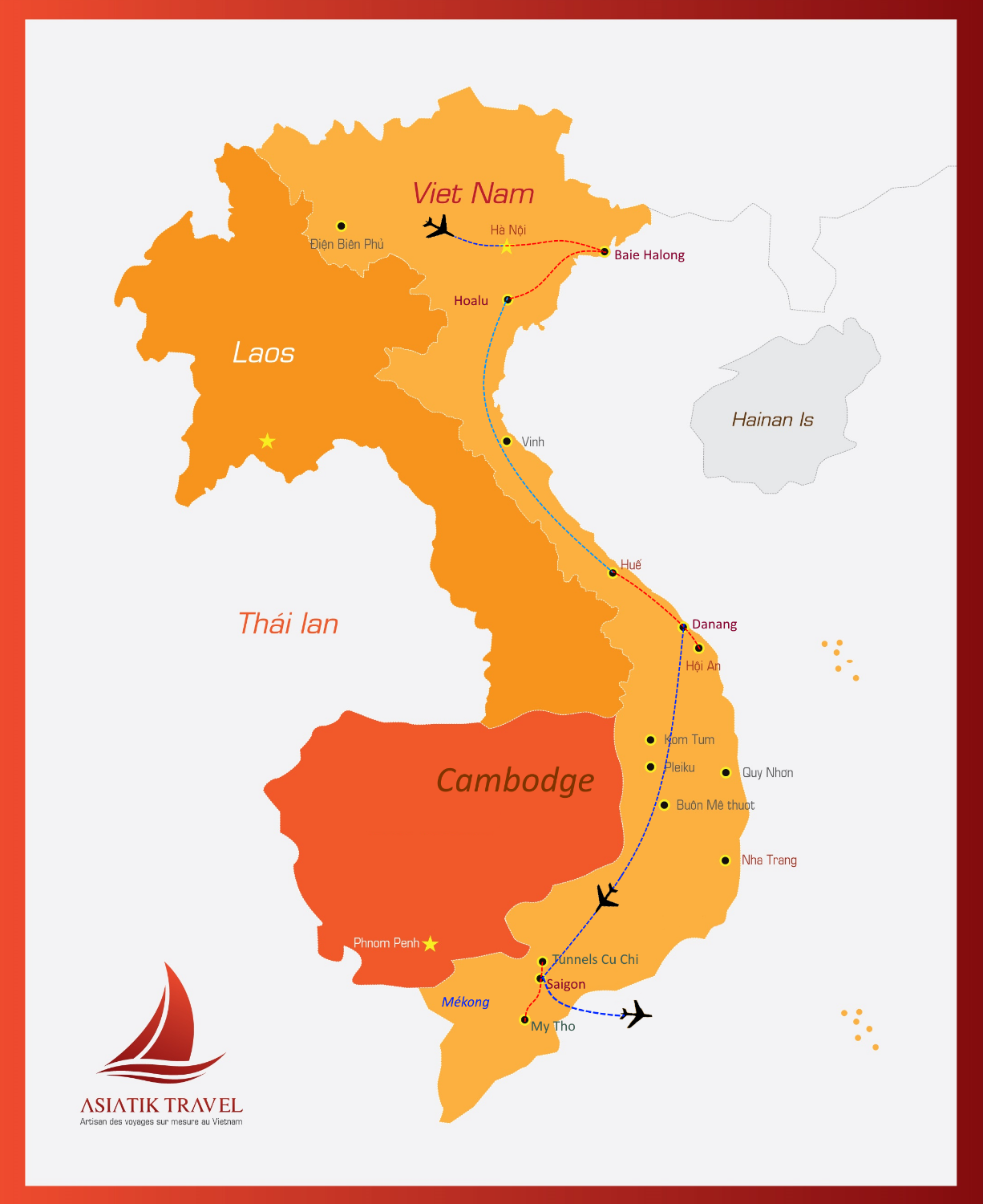 Circuit 11 jours 10 nuits du nord au sud du Vietnam