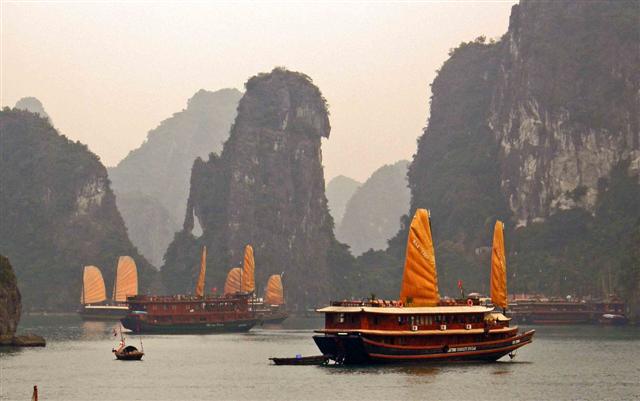 Halong Bay vietnam junk