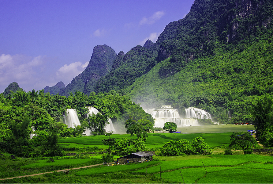 Voyage au Vietnam, Chute de Ban Gioc