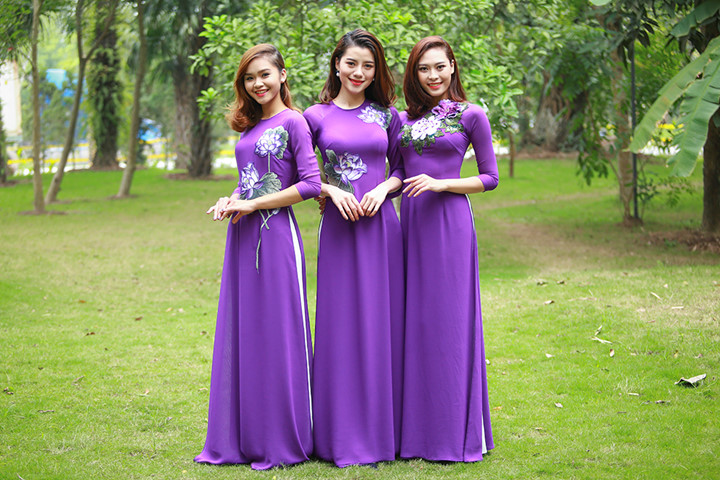 Ao dai, conjunto tradicional de las mujeres vietnamitas