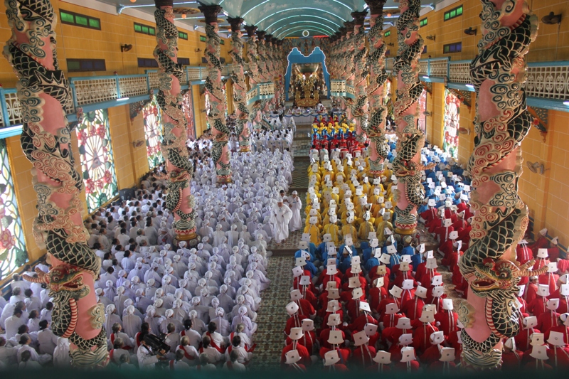 temple caodai a Tay Ninh