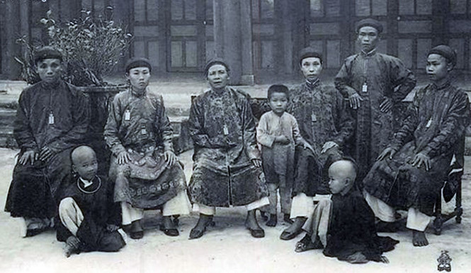 antigua familia vietnamita