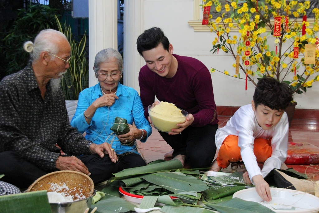 Familia tradicional vietnamita