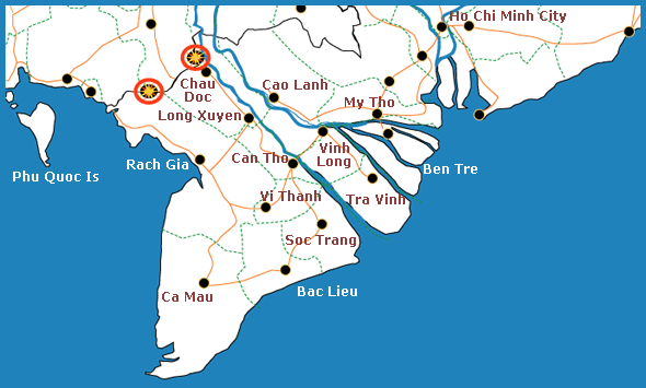 Voyage au Vietnam, delta du Mékong