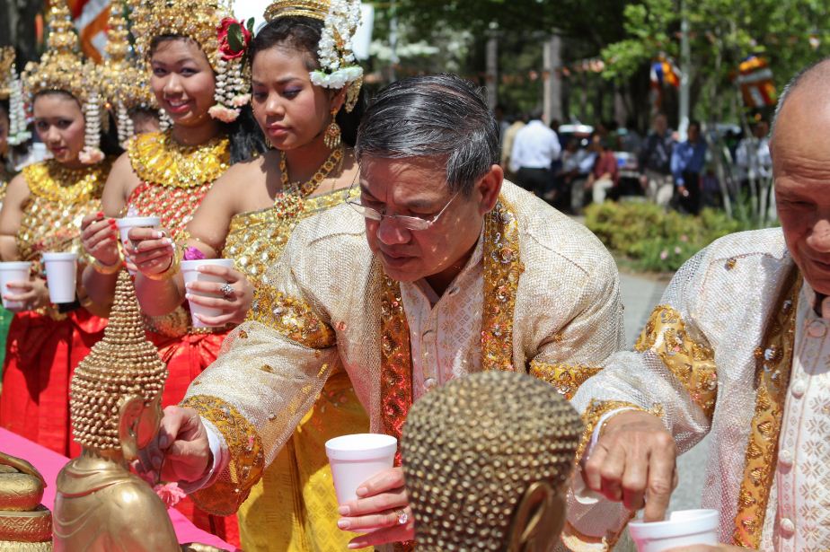 Fete de l'eau au Laos