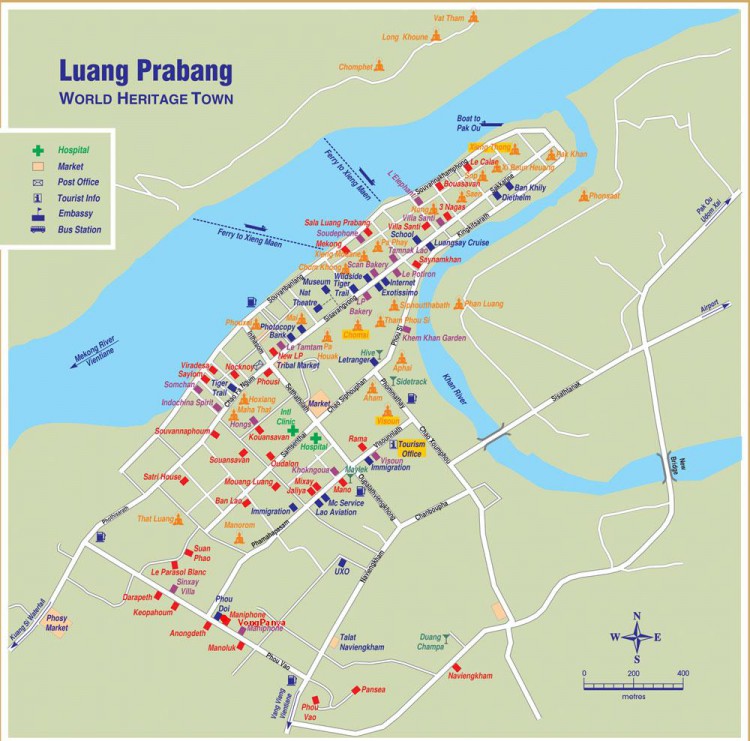 Plan de Luang Prabang