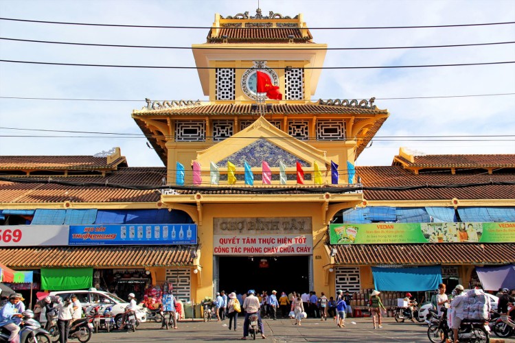 Gran mercado de Cho Lon
