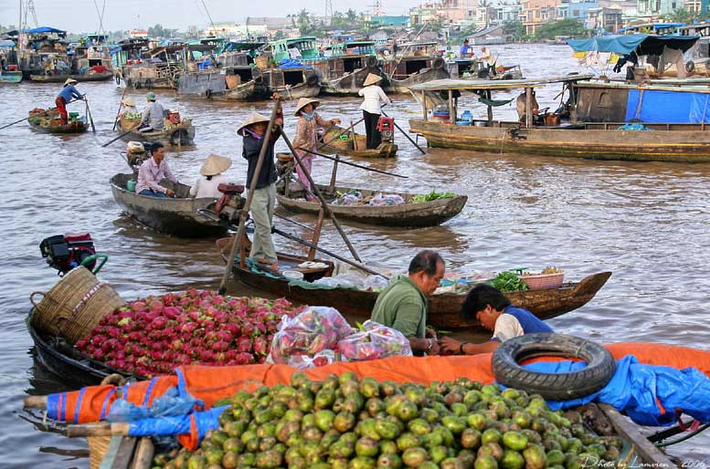 Mercado flotante Cai Rang CanTho