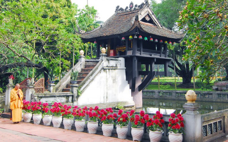 One pillar pagoda Hanoi