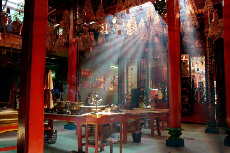 templo chino en el barrio Cho Lon