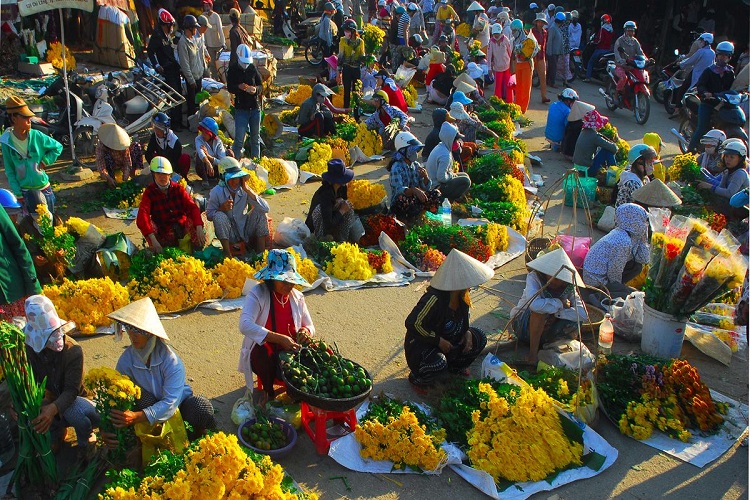 Un marché à la campagne